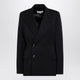 Maison Margiela  Black Double-Breasted Jacket In Wool