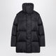 Mm6 Maison Margiela Nylon Puffer Jacket With Detachable Sleeves In Black