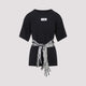 Mm6 Maison Margiela Mm6 Maison Margiela Botton T-Shirt With Sequin Gloves