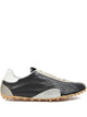 Maison Margiela Sprinters Vintage Finish Suede And Leather Sneakers