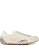 Maison Margiela Cream White Goat Leather Spinter Low Top Sneakers
