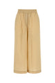 Loewe Beige Cotton Blend Paula S Ibiza Wide-Leg Pant