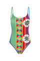 Loewe Printed Stretch Nylon Paula S Ibiza Swimsuit