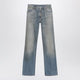 Mm6 Maison Margiela Straightleg Highwaist Cotton Jeans In Medium Blue