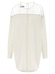 Mm6 Maison Margiela Tulle Insert Shirt