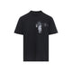 Maison Margiela Taped Cotton Jersey Tshirt In Black