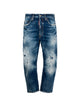 Dsquared2 Pants 5 Pockets Navy Blue