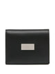 Mm6 Maison Margiela Black Leather Wallet
