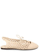 Hereu Ivory Leather Flats