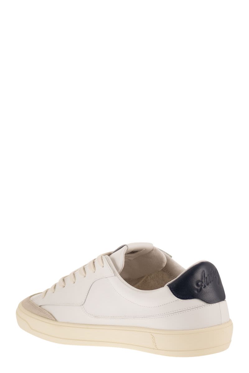 Autry Windscape Low - Leather Trainers With Suede Inserts