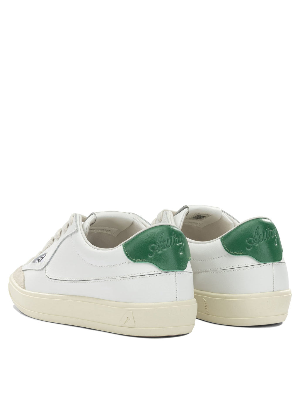 Autry Windscape Low Green Leather Nylon Rubber Sneakers