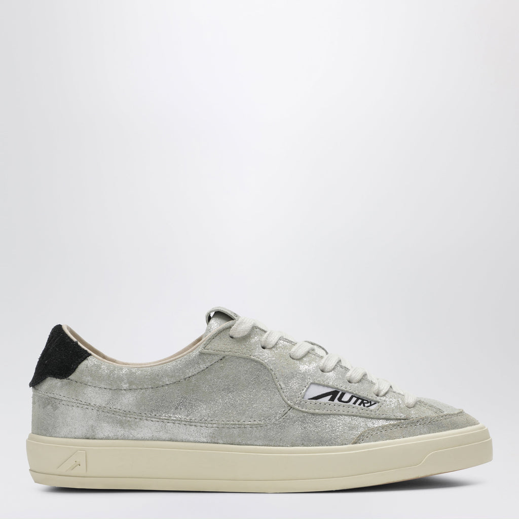 Autry Windscape Low Silver Laminated/Black Sneakers