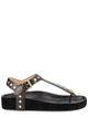 Isabel Marant Black Cow Leather Flats