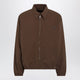 Prada Blouson In Tobacco Technical Fabric