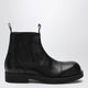 Mm6 Maison Margiela Black Leather Chelsea Biker Boots