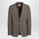 Mm6 Maison Margiela  Single-Breasted Jacket Brown In Wool Blend