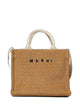 Marni Raffia-Effect Small Tote Bag