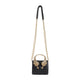 Roberto Cavalli Black Leather Top Handle Bag