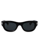 Saint Laurent Black-Black-Black Recycled Acetate Sunglasses