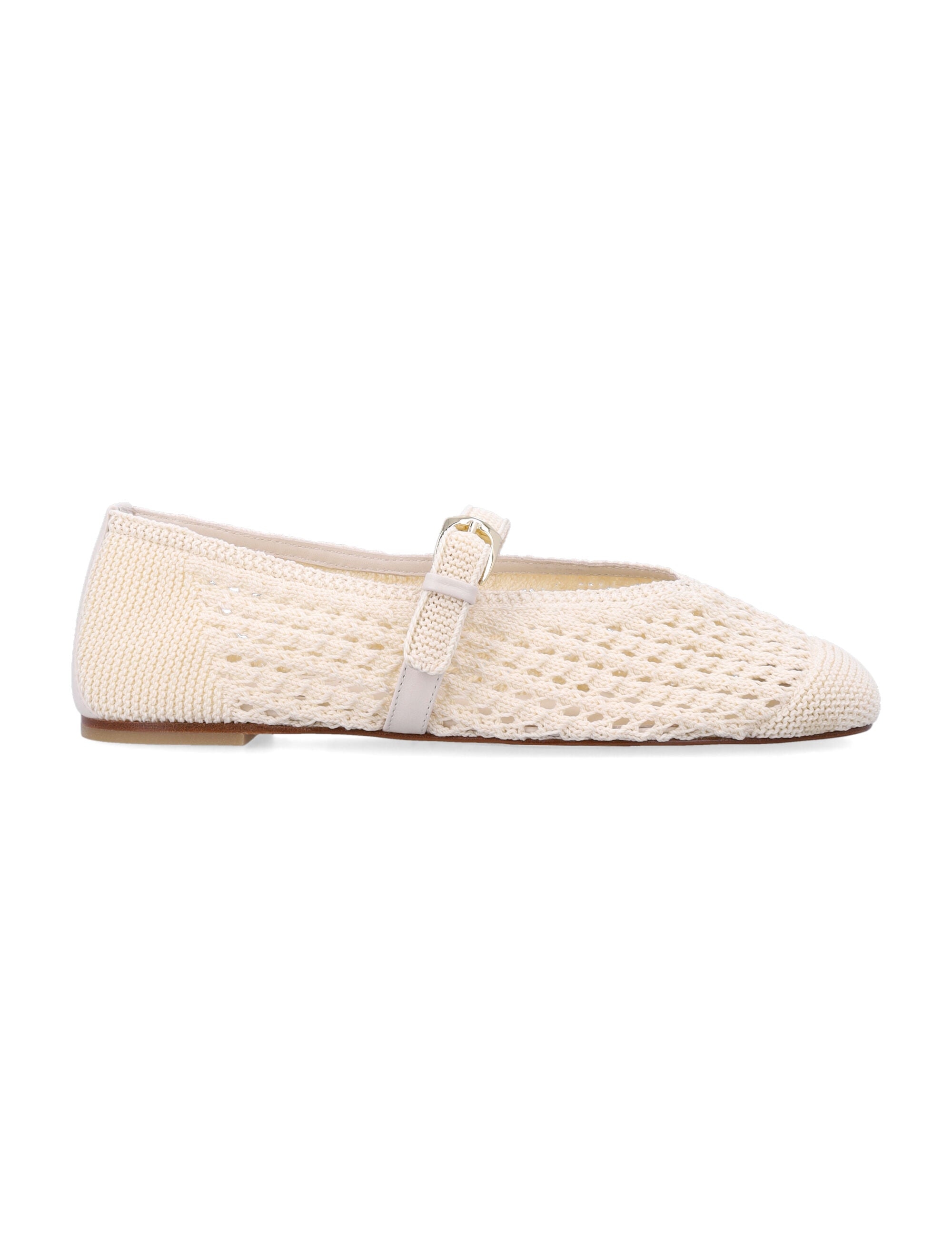 Stuart Weitzman Stuart Weitzman Ecru Crochet Leora Mary Jane Flat