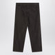 Prada  Vintage-Effect Brown Cotton Trousers