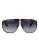 Philipp Plein Gold C/Parti Verde Metal Sunglasses