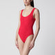 Hunza G Square Red Onepiece Swimsuit