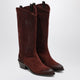 Sartore  Brown Suede Frida Western Boot