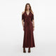 Self-Portrait Self-Portrait Jersey Drape Midi Dress