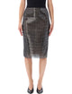 Self-Portrait Self-Portrait Rhinestone Midi Skirt
