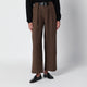 Source Unknown Matteo Brown Trousers With Belt