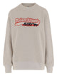 Autry Melange Grey Cotton Autry X Maison Kitsunã© Sweatshirt