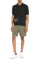 The (Alphabet) The (Knit) - Short Sleeve Cotton Polo Shirt