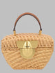 Cult Gaia Cult Gaia Woven Rattan Bag