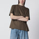 Jacquemus Khaki Tshirt With Pleats On The Back