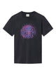 Isabel Marant Etoile Black Washed Zoeline Ss T-Shirt Lilac Print