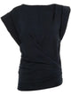 Isabel Marant Etoile Marant Étoile Maisan Structured Cotton T-Shirt