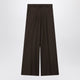 The Frankie Shop Brown Brickell Flannel Trousers
