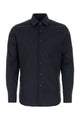 Prada Blue Stretch Poplin Shirt