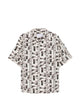 Prada Prada Printed Cotton Silk Blend Shirt