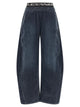 Alexander Wang Denim Pants With Elastic Waistband