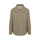 Ami Paris Beige Worker Buttoned Cotton Jacket