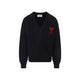 Ami Paris Cardigan With Contrasted