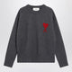 Ami Paris Heart Logo Crewneck Sweater