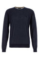 Prada Navy Blue Cashmere Blend Sweater