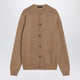Prada  Camel-Coloured Cardigan In Cashmere