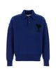 Ami Paris Biscuit Wool Polo Shirt