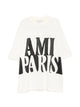Ami Paris Oversize Fit Ss T-Shirt Paris Print