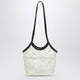 Valesque Cami Small Tote Bag In White Velvet