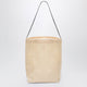 Valesque Bucket Tote Bag In Pearl Nylon